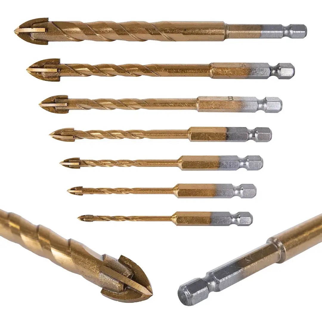 7pcs Drill Bit Set for Glass and Ceramic