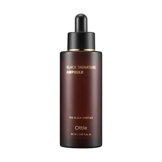 Ottie, Black Line, Snail Mucin, Hydrating & Regenerating, Day & Night, Serum, For Face, 50 ml
