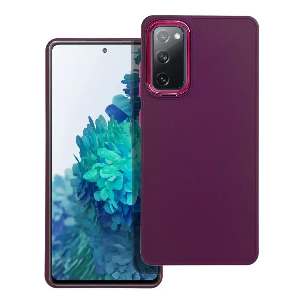 Frame telefono dėklas Samsung Galaxy S20 FE (G780) | S20 FE (G780) 5G (G781) violetinis
