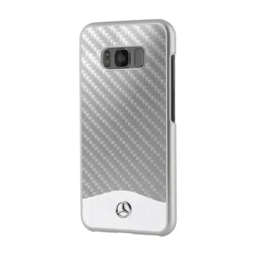 Mercedes MEHCS8LCACSI S8 Plus G955 silve r|srebrny hard case carbon