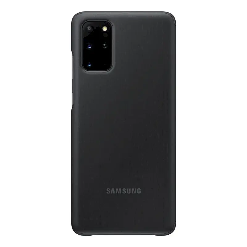 EF-ZG985CBE Samsung Clear S-View Case for Galaxy S20+ Black