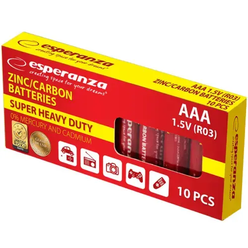 Esperanza EZB204 R03-10BB (AAA) Blistera iepakojumā 10gb