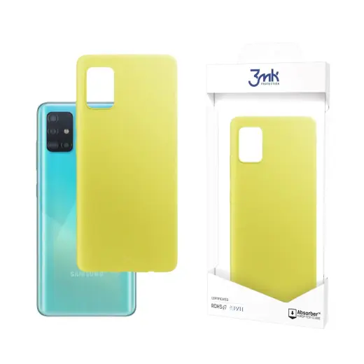 Samsung Galaxy A51 4G - 3mk Matt Case lime