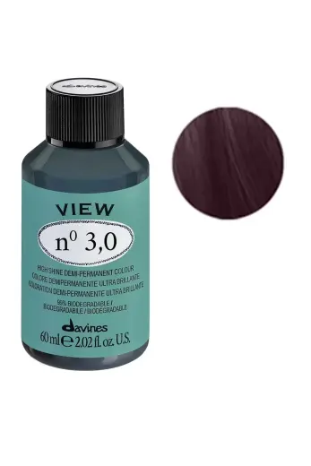 Davines, View, Hair Colouring Cream Toner, 3.0 Dark Brown, 60 ml