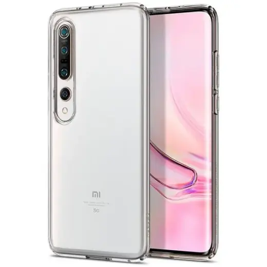 Spigen Liquid Crystal vāciņš Xiaomi Mi 10, caurspīdīgs