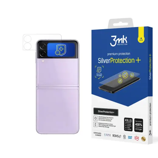 3mk SilverProtection+ aizsargplēve telefona ekrānam Samsung Galaxy Z Flip 3 (F711)