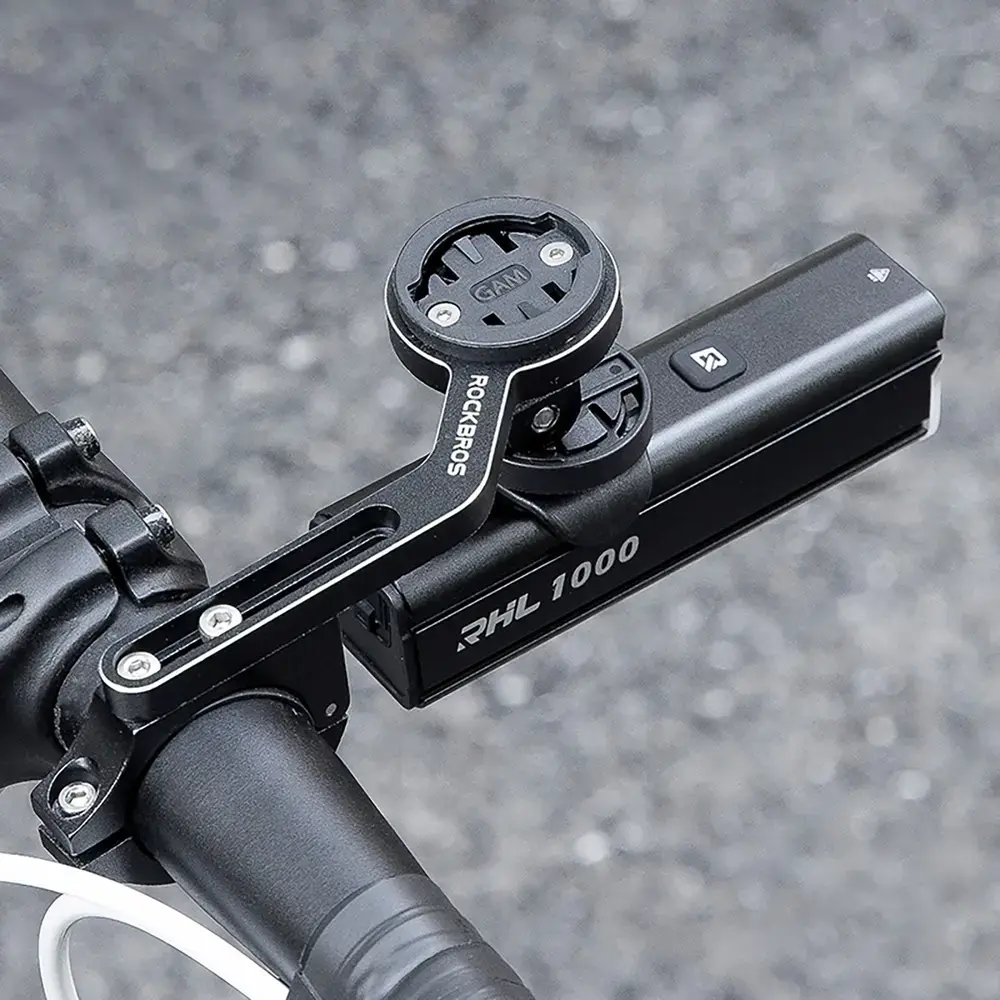 Rockbros 24610002001 Front Bike Light 1000 lm + USB-C - USB-A Cable - Black
