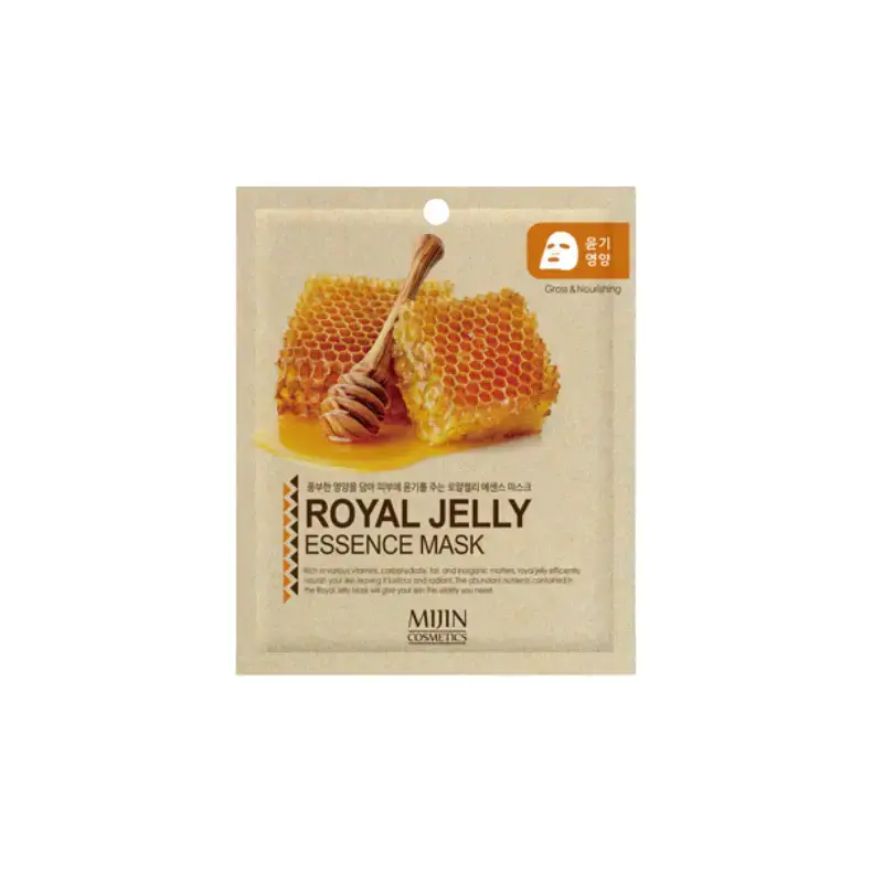 Mijin Skin Planet, Royal Jelly, Elasticity Sheet Mask, For Face, Regular Use, 26 g