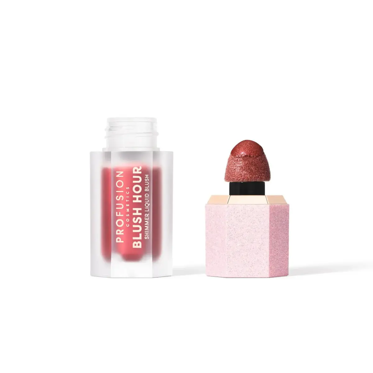 Profusion, Blush Hour, Glossy & Illuminating, Liquid Blush, Berry Mimosa, 6 ml