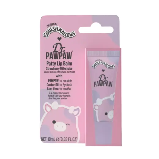 Dr. PawPaw, Patty Strawberry Milkshake, Aloe Vera, Hydrating, Lip Balm, 10 ml