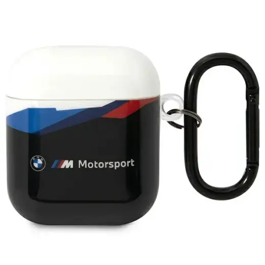 BMW BMA222HGTK AirPods 1|2 cover czarny|black Transparent Lid