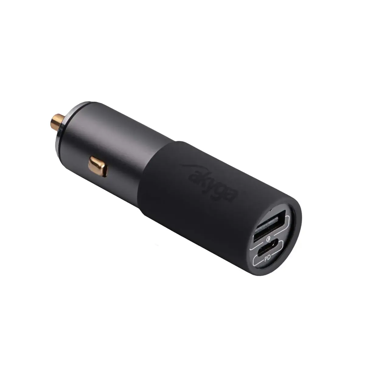 Akyga AK-CH-26 autolaadija | 100W | PD, QC, GaN | USB-A, USB-C | hall