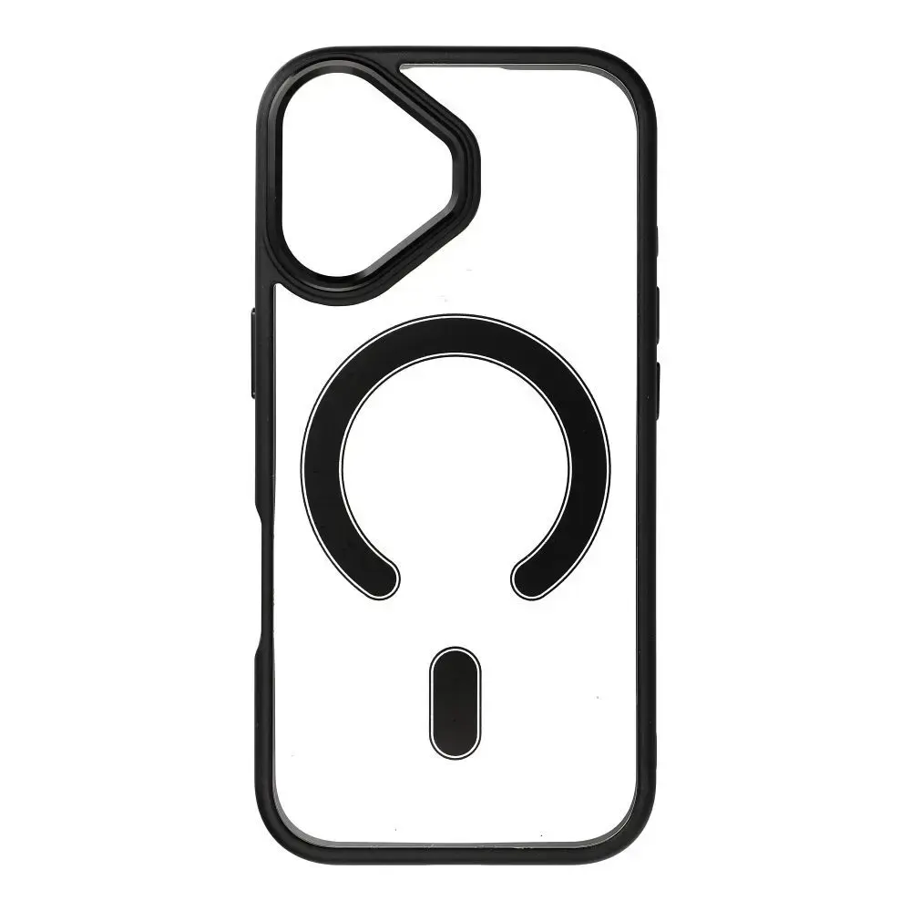 Color Edge Mag phone case with MagSafe support for iPhone 17 black