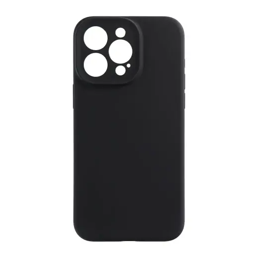Forcell F-Protect Rubber Premium telefoni ümbris MagSafe toega iPhone 15 Pro Max must