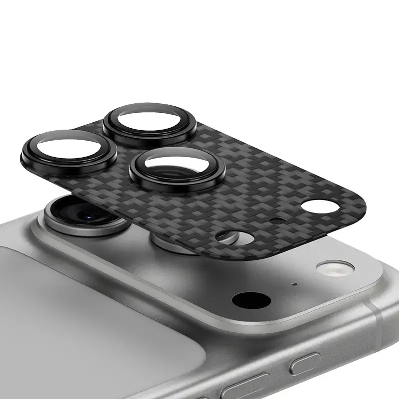 Benks Tempered glass Armor Warrior Lens (BF70) for Iphone 17 Pro Max ArmorGrid black (camera island)