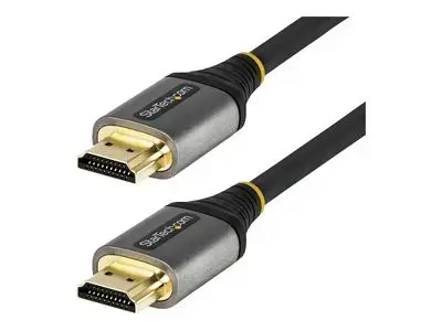StarTech.com 3ft (1m) Premium Certified HDMI 2.0 Cable with Ethernet, High Speed Ultra HD 4K 60Hz HDMI Cable HDR10, ARC, HDMI Cord For Ultra HD Monitors, TVs, Displays, w| TPE Jacket - Durable HDMI Video Cable (HDMMV1M) - HDMI cable with Ethernet - 1 m