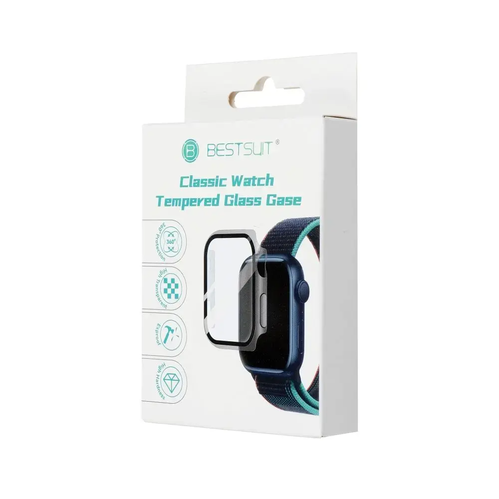 Bestsuit Case with Hybrid Glass for Apple Watch Ultra/Ultra 2/Ultra 3 49mm - black