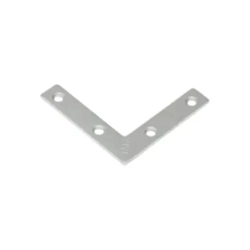 Flat angle bracket NA05 50x50x10x2.0 mm, galvanized