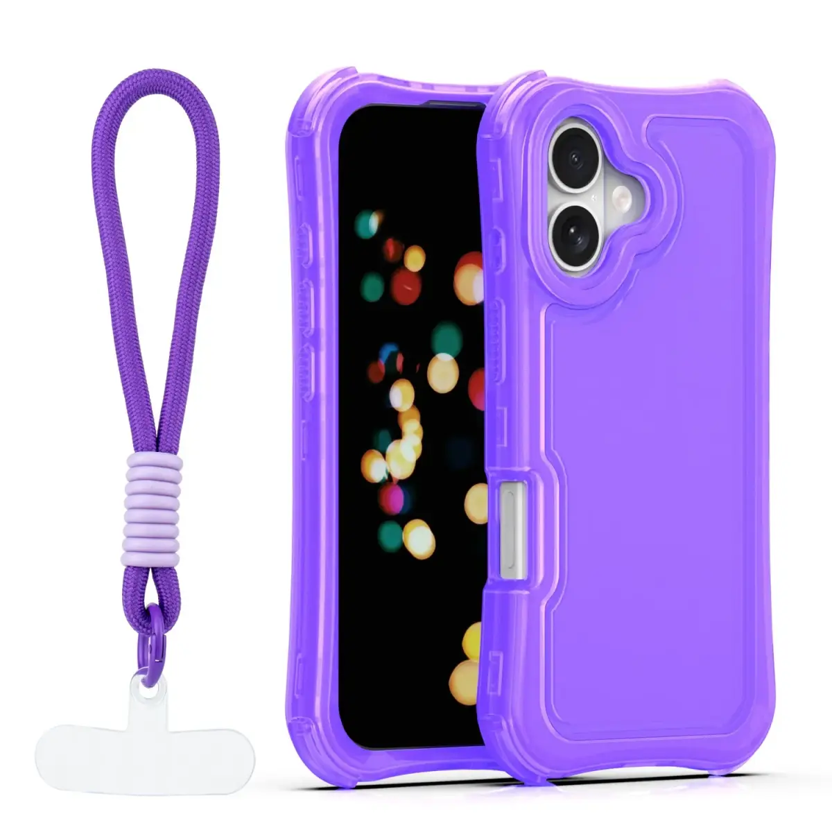 Safepop maciņš ar siksniņu telefonam iPhone 17 violets