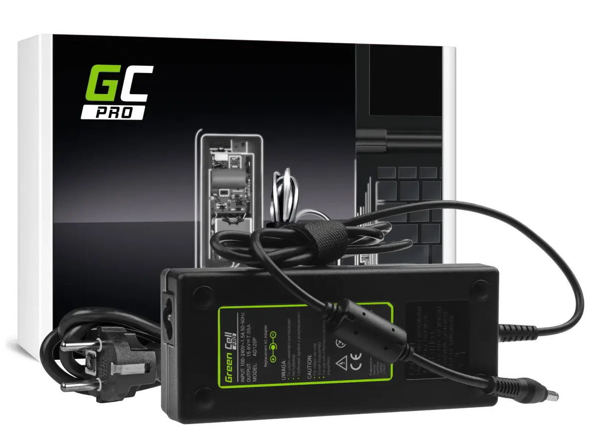 Green Cell PRO Charger | AC Adapter 15.6V 7.05A 110W for Panasonic ToughBook CF-19 CF-29 CF-30 CF-31 CF-51 CF-52 CF-53 CF-74