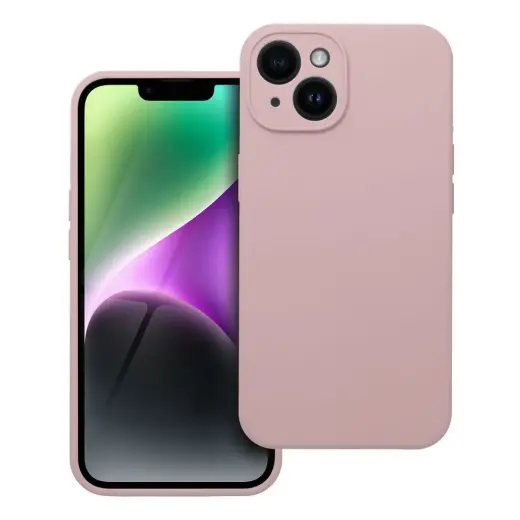 Silicone 2mm telefoni ümbris iPhone 14 roosa