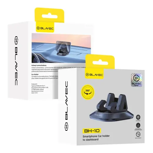 Blavec Car holder BH-10 to dashboard (BH10-DB) black