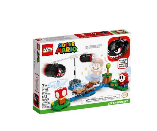 Lego, Super Mario, Boomer Bill Barrage, Construction Set, 71366, For Boys, 7+ years, 132 pcs