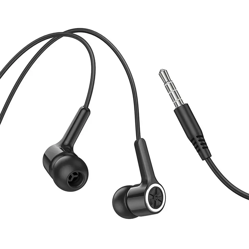 Wire earphones Jack 3,5 mm Hoco M104 black