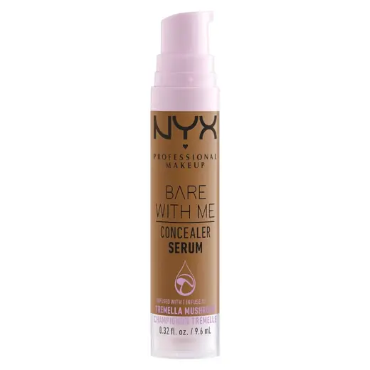 Nyx, Bare With Me, Vegan, Camouflage, Liquid Concealer, 10, Camel, 9.6 ml