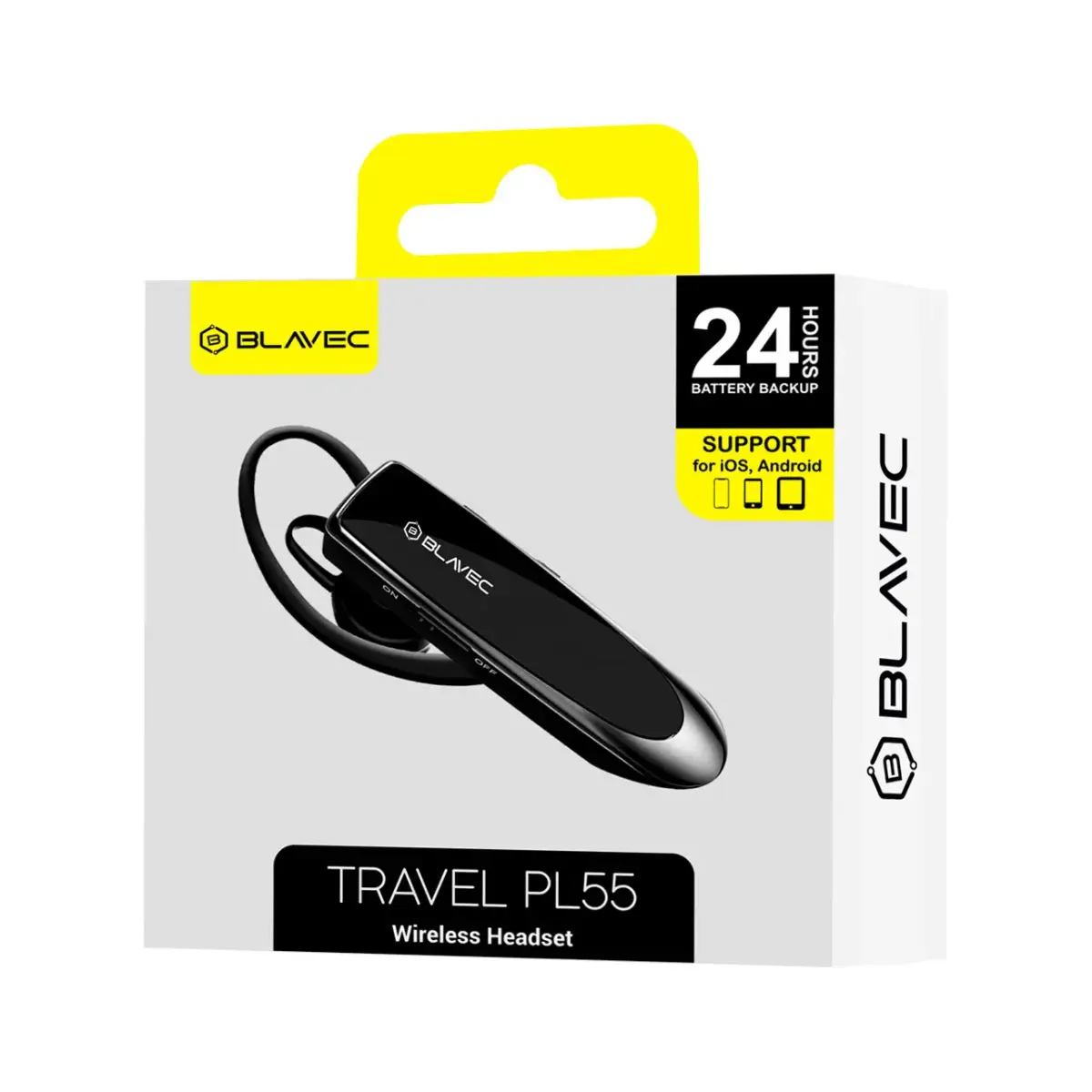 Blavec Bluetooth Headset Travel PL55 Multipoint (BHPL55-B) black