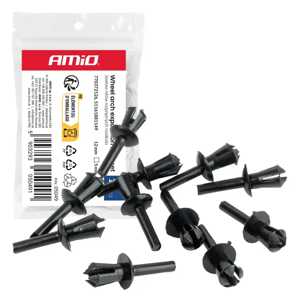 Amio Wheel arch expansion rivet set
