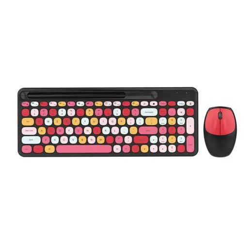 Wireless keyboard + mouse set MOFII 888 2.4G (Black&Red)