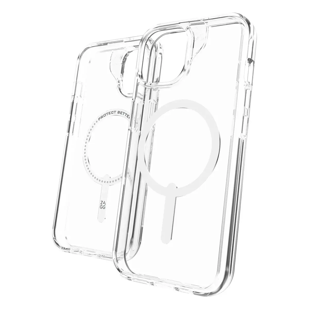 ZAGG Crystal Palace Snap Case for iPhone 16e (2025) | 15 | 14 | 13 - Transparent