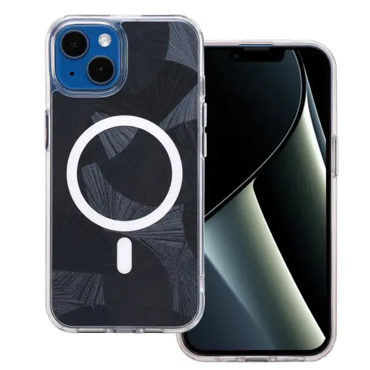 Flash Mag phone case with MagSafe support for iPhone 13 black