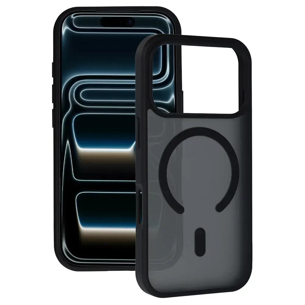 Tel Protect Aura Matte maciņš ar MagSafe atbalstu telefonam iPhone 17 Pro melns