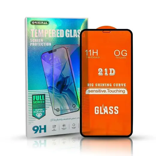 GoodBuy 21D täiskattega karastatud klaas telefonile iPhone 11 | XR, must