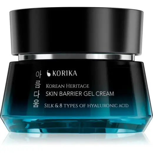KORIKA Korean Heritage Silk & 8 Types of Hyaluronic Acid Barrier Gel Moisturizing and Soothing Cream 50ml