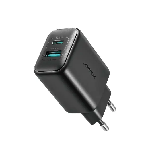 Joyroom JR-TCF13 tīkla lādētājs | 25W | PD, PPS | USB-C, USB-A | melns