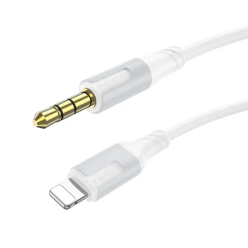 Borofone Cable BL19 Creator - jack 3,5mm to Lightning - 1 metre white