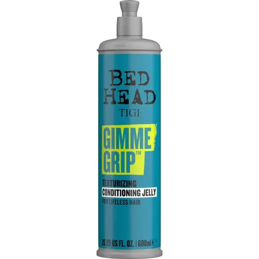 The New Gimme Griptm Conditioner From Bed Head. An Extraordinary Texturing Formulation, Designed And Used By Salon Professionals. The Salon Results And Experience In Your Home. If You Liked Bed's Fully Loaded Conditioner Head, You’ll Love Gimme Grip! Formulated With Fiber Thickening Technology That Hydrates, Conditions And Thickens Hair Fibers For A Brighter Hair, With Conditioning Agents That Help Align Hair Fibers So Hair Looks Even And Ready For Styling, With Pomegranate Extract, Known For It