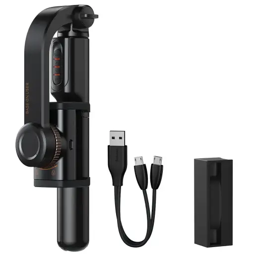 Baseus Lovely SULH-01 Uniaxial Bluetooth Folding Stand Selfie Stabilizer (black)