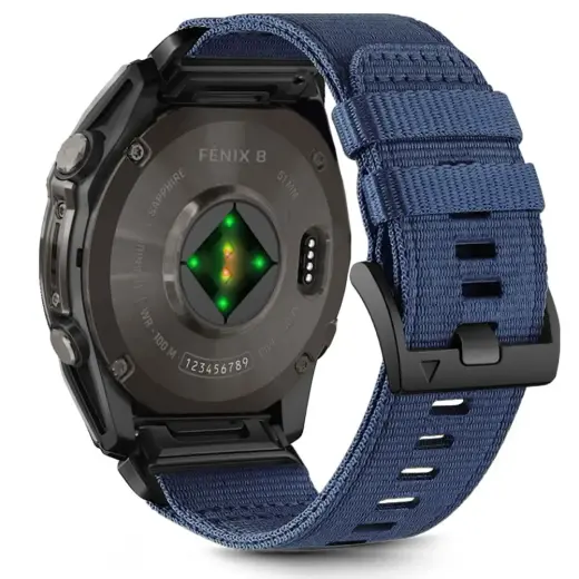 TECH-PROTECT NYLON CLASSIC GARMIN FENIX 5X | 5X PLUS | 6X | 6X PRO | 7X | 8 (51 MM) NAVY BLUE