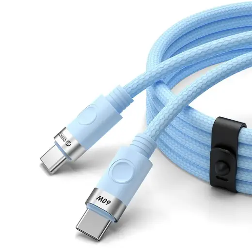 Orico CDX data transfer and charging cable | USB-C to USB-C | 60W | 1m | blue
