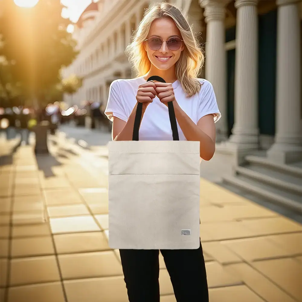 Shopping bag Wonder pattern 4 beige