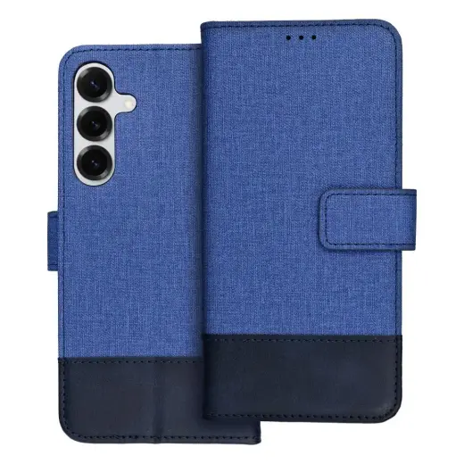 Gomma book type phone case for Samsung Galaxy S25+ (S936) blue