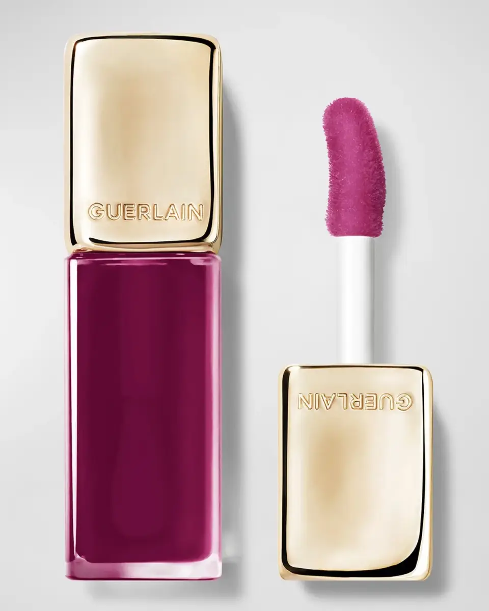 Guerlain KissKiss Bee Glow Oil 92% Natural-origin Honey Tint Lip Oil - Purple