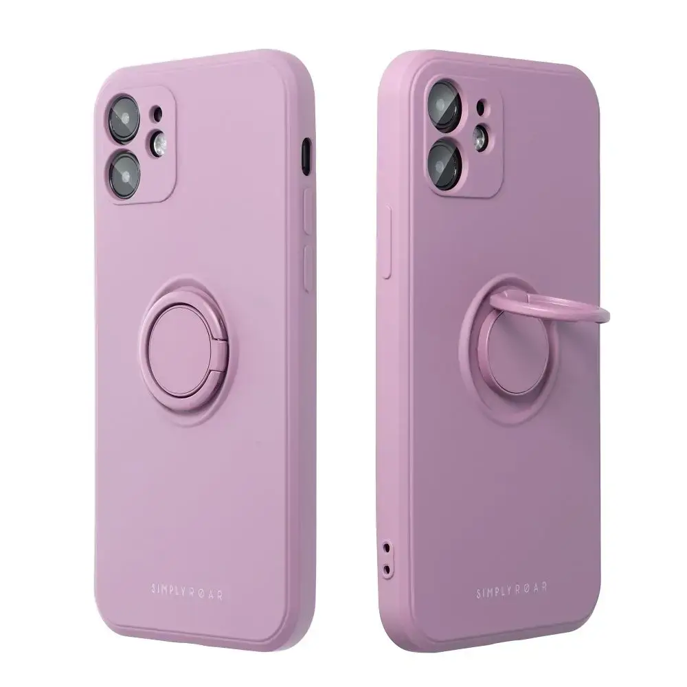 ROAR AMBER CASE maciņš ar statīvu telefonam iPhone 17 Pro violets