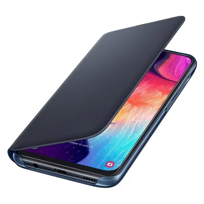 EF-WA505PBE Samsung Wallet Case for Galaxy A50 Black