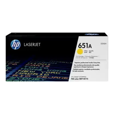 HP Cartridge No 651 HP651 HP 651 Yellow Gelb (CE342A)