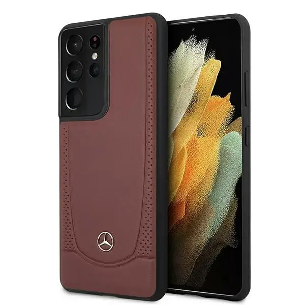 Original Case MERCEDES - New Urban Line Hardcase MEHCS21LARMRE - Samsung S21 Ultra Galaxy G998 Red